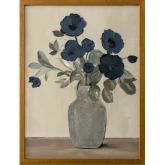 Sentiment Acrylic Paint On Canvas Framed Painting in Multicolor