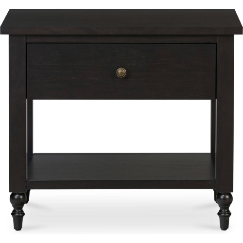 Katherine Nightstand in Black Wood