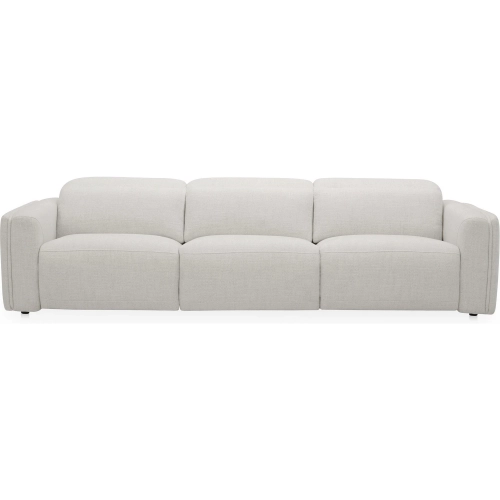 Wilder Power Recline Sofa in Flecked Oat Beige Fabric