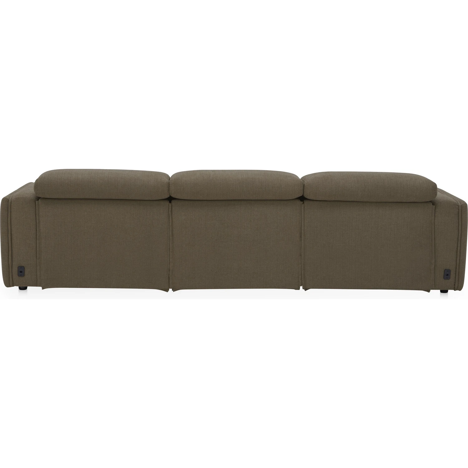 Moe's KQ-1047-39-0-USA Wilder Power Recline Sofa in Soft Taupe Fabric