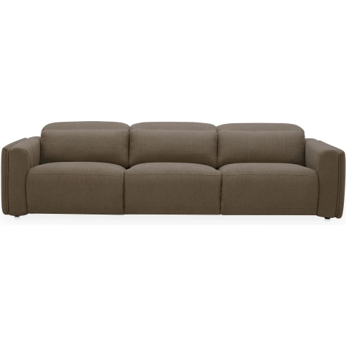 Wilder Power Recline Sofa in Soft Taupe Fabric