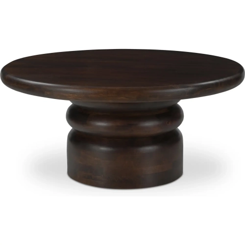 Maro Coffee Table in Espresso Brown Mango Wood