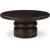 Maro Coffee Table in Espresso Brown Mango Wood