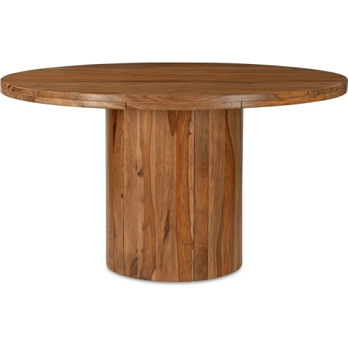 Taran 54" Round Dining Table in Sheesham Wood