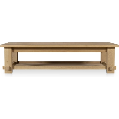 Morey Coffee Table in Natural Finish Oak