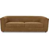 Alora Sofa in Ochre Brown Fabric