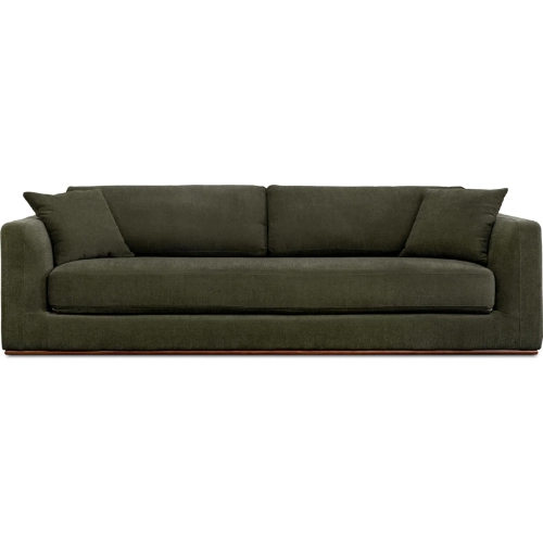 Rue Sleeper Sofa in Deep Green Fabric