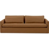 Phoebe Sofa in Rust Orange Fabric