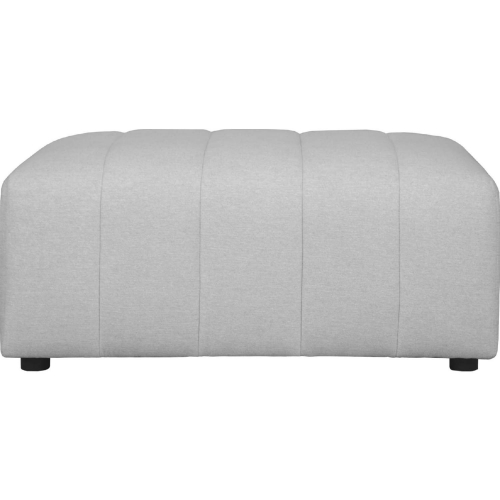 Lyric Ottoman in Beige Fabric