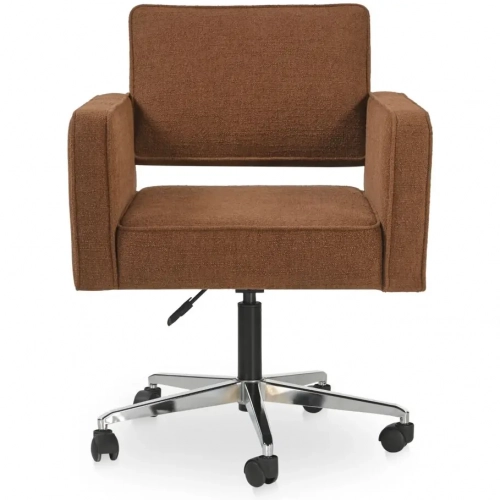 Harris Office Chair in Burgundy Red Fabric