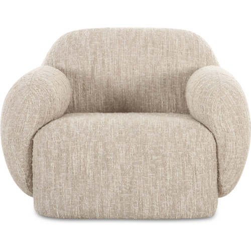 Hazel Accent Lounge Chair in Off White Fabric