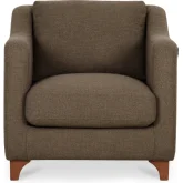 Hewitt Accent Chair in Warm Grey Micro Boucle Upholstery