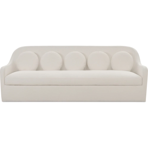 Rialto Sofa in White Performance Fabric