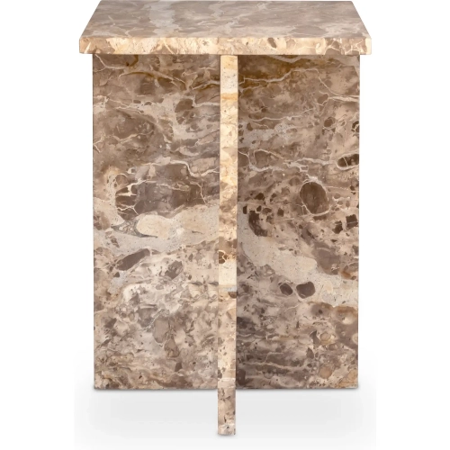 Blair Side Table in Panther Marble