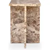 Blair Side Table in Panther Marble
