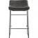 Starlet Counter Stool in Black Top Grain Leather (Set of 2)