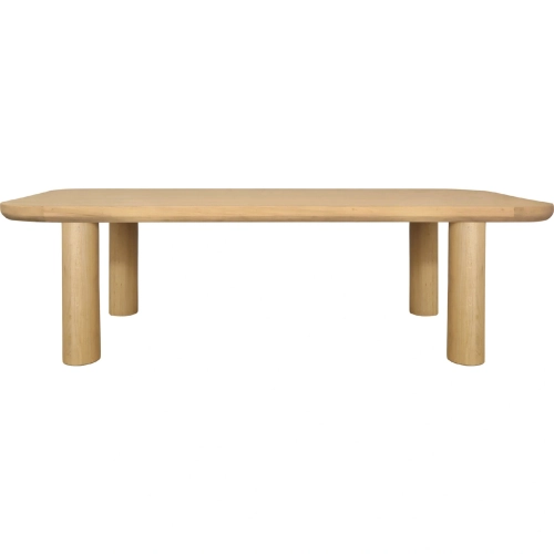 Anders 98" Dining Table in Natural Finish Oak Wood
