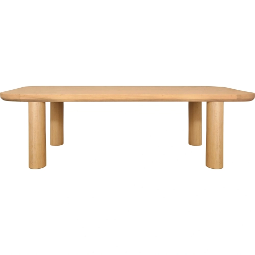 Anders 76" Dining Table in Natural Finish Oak Wood