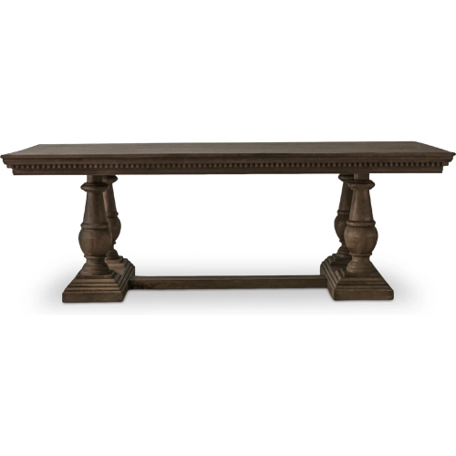 Everson 110" Dining Table in Brown Mango Wood