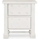 Clement Nightstand in White Washed Mango Wood