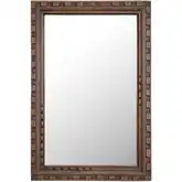 Holland Large Mirror in Antique Brown Mango Wood