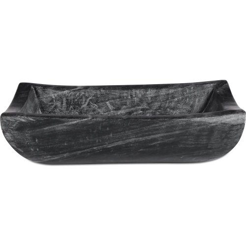 Piero Decorative Bowl in Black Marble