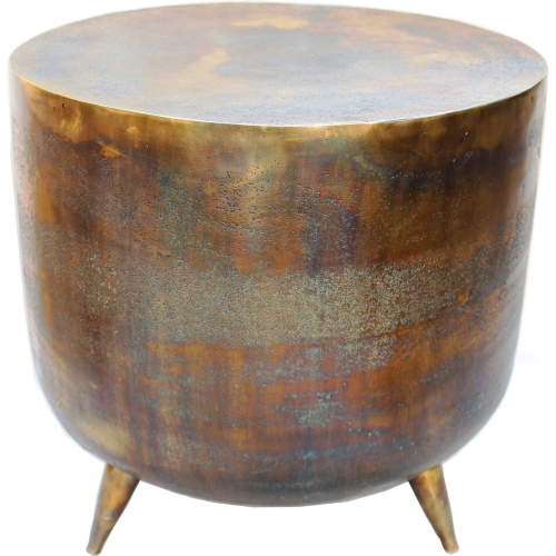 Kettel Accent Table in Brass Aluminum