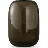 Circe Vase in Olive Green Finish Glass