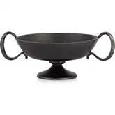 Floris Decorative Bowl in Black Cast Aluminum
