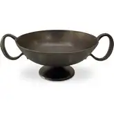 Floris Decorative Bowl in Antique Brass Cast Aluminum