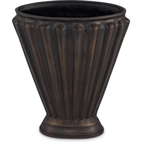 Jade Vase Antique Brass Cast Aluminum