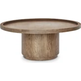 Cohen Coffee Table in Brown Finish Wood