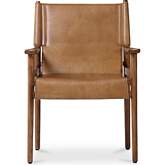 Remy Dining Chair in Tan Top Grain Leather