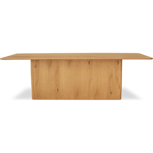 Winston 97" Dining Table in Rustic Oak Finish