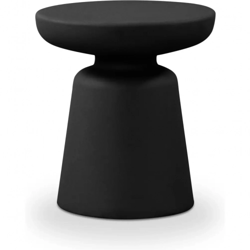 Ruth Outdoor Side Table in Black Polypropylene