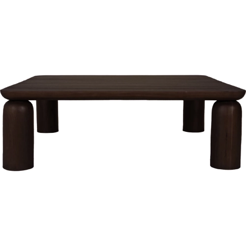 Barclay Outdoor Coffee Table in Brown Teak Wood
