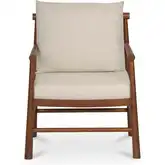 Mayne Accent Chair in Viena Coconut Milk Cream Fabric