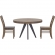 Parq 48" Round Dining Table in Acacia Wood