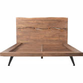 Madagascar Platform King Bed in Live Edge Acacia