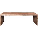 Tyrell Live Edge Coffee Table in Natural Stain Acacia Wood