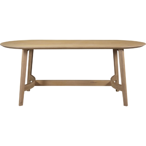 Trie 76" Dining Table in Natural Solid Oak