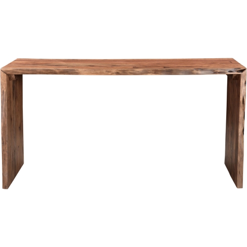 Tyrell Desk in Natural Stain Distressed Live Edge Acacia Wood