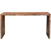Tyrell Desk in Natural Stain Distressed Live Edge Acacia Wood