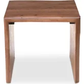 Tyrell Live Edge Side Table in Natural Stain Acacia Wood