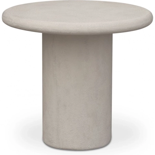 Frida Outdoor Side Table in Cream Concrete