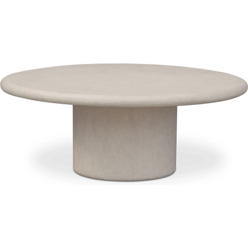 Frida Outdoor Coffee Table in Cream Concrete