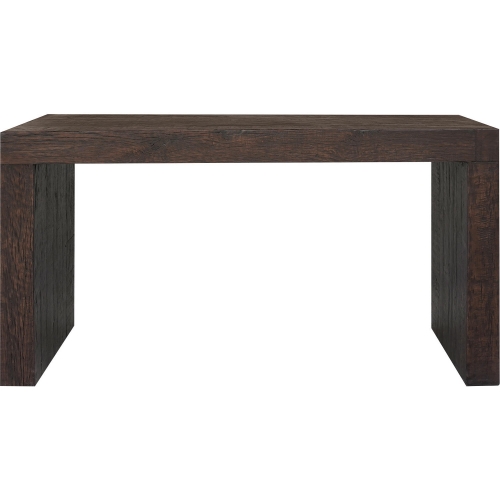 Evander Console Table in Rustic Brown Reclaimed Oak