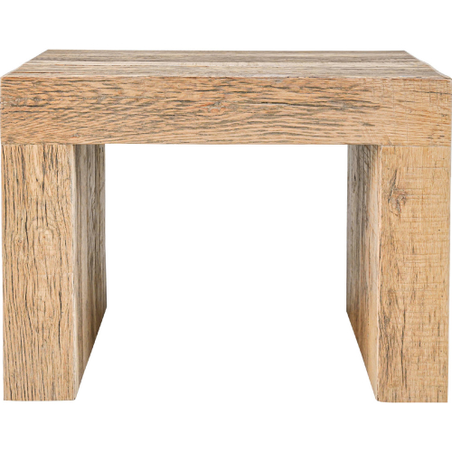 Evander Dining Stool in Natural Finish Reclaimed Oak (Set of 2)