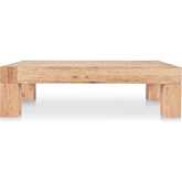 Evander Coffee Table in Aged Oak Finish Reclaimed Oak