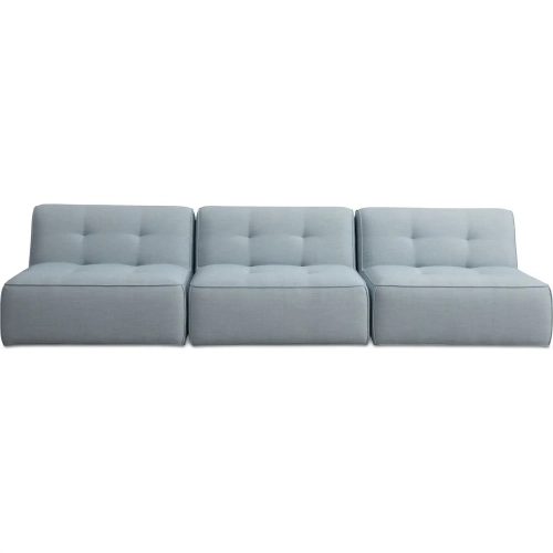 Sunseeker 3-Piece Outdoor Sofa in Light Blue Fabric